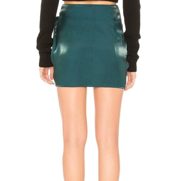 Tularosa Wrap Freida Skirt in Emerald Size Large - Picture 3 of 13